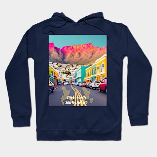 World travel fly to Cape town South Africa ,Brafdesign Hoodie